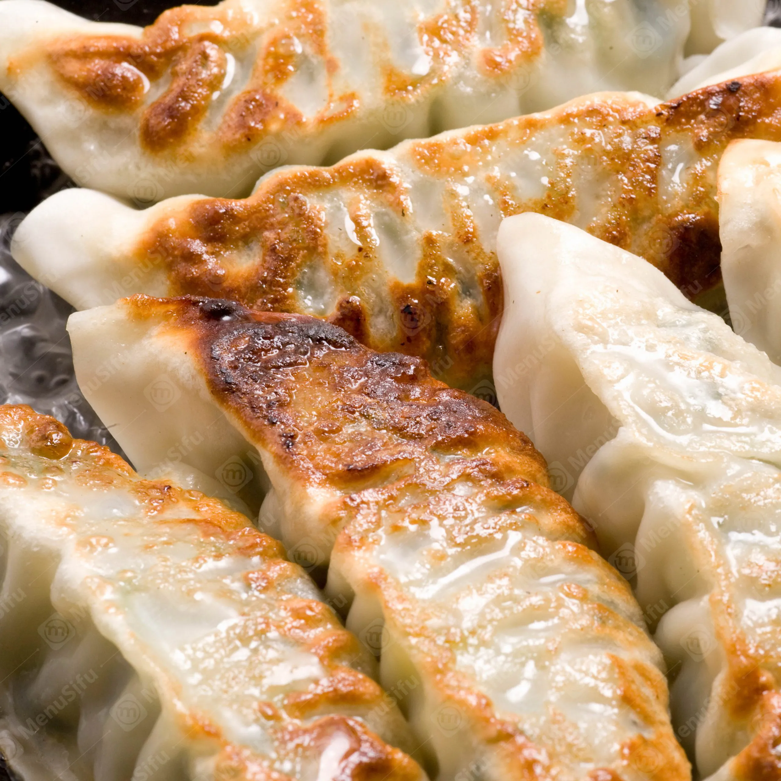 Pan-fried dumplings at Great Wall, Chinese Restaurant in Greenville